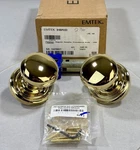 Emtek 8100PUS3 Providence Passage Door Knob Set In Polished Brass. Fixed Price $98.80.