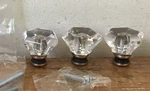 Set Brainerd Faux Crystal Orb Acrylic Drawer Knobs Handles P15573V-472-C. Fixed Price $19.99.