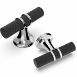 Komotia 10 Pack Cabinet Knurled Knobs, Black And Polished Chrome. Fixed Price $37.17.