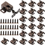 20 Pcs Cabinet Door And Catch Hardware Double Roller Latches. Fixed Price $13.87.