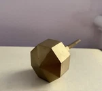 Anthropologie Faceted Metal Drawer Pull Gold. Fixed Price $9.00.