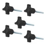 Powertec Pack 1/4"-20 Point With 2" Knobs, 5PK, Black. Fixed Price $16.80.