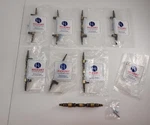 Vintage Lot Of 8 Belwith Drawer Pulls Cabinet Door Cupboard Handle Hardware Nos. Fixed Price $29.95.
