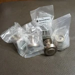 Lot Of 5 Brainerd Satin Nickel Machine Cabinet 1-7/16" Pull Knob. P23916W-SN-C. Fixed Price $8.50.