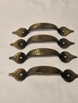 Hammered Brass Drawer Pull Centers: 3 1/4" Pack Of 4. 5 Long. Fixed Price $14.95.