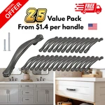 25 Pack Value Pewter Cabinet Handle Drawer Pull. Fixed Price $53.52.