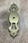 Belwith Hand Polished Brass 3 7/8"X1 Cabinet Knob Backplate N14616 Kbc. Fixed Price $7.89.