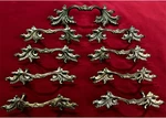 Vintage Brass Drawer Pulls Lot Of *keeler Co 1960S French Provincial. Fixed Price $64.95.