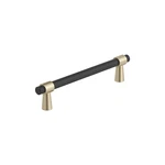 Amerock Mergence 5-1/16 In. C/c Bar Cabinet Pull Matte Black, Golden Champagne. Fixed Price $6.15.