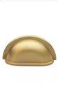 *lot Of 10* Gliderite 3 In. Classic Satin Gold Cup Handle Cabinet/drawer Pull. Fixed Price $14.99.