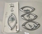 Ikea Tag Drawer Pull Mikael Warnhammar Set Of 4X2= 966.706.83, 96MM, 3/4". Fixed Price $29.99.