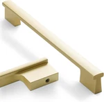 Brushed Gold Cabinet Pulls - 10 Pack 7.5" Drawer Handles For Kitchen. Fixed Price $76.99.