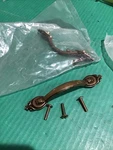 Lot Of 2 New Amerock Carriage House 735-1 Cabinet Drawer Pull Handles Coc. Fixed Price $11.95.