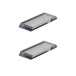 Mirart 1-1/8" X 3" Pull Handle, Self Stick Acrylic Mirror Finger Glide Beveled. Fixed Price $15.79.