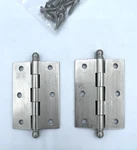 Rejuvenation Cabinet Hinge Set 1/2" Ball Tip Brushed Nickel C100326. Fixed Price $23.00.