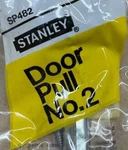 Nos Sealed Pair (2) Stanley Door Pulls No. (sp 482) Vtg New Old Stock. Fixed Price $24.99.