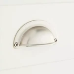Signature Hardware Ansel 2.75 Solid Brass Cup Pull Brushed Nickel 949857. Fixed Price $10.00.