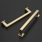 Amerdeco 10PK Champagne Bronze Cabinet Pulls 6.3" Hole Centers Handles ZH0019. Fixed Price $31.99.
