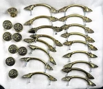 Amerock Pulls Fruit Natural Elegance 17 Arch Drawer Handle Burnished Brass 1332. Fixed Price $59.95.