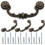 4 Pack Vintage Drawer Pulls 6 Inch (150MM) Hole Center Drop Bail Cabinet Pull.... Fixed Price $20.75.