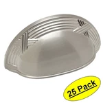 *25 Pack* Cosmas Cabinet Hardware Satin Nickel Cup Pulls #9461SN. Fixed Price $64.89.