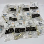 Lot Of 15 Nos Amerock BP854-074 Vintage Brass Gold Cabinet Pull Handles Guardian. Fixed Price $17.96.