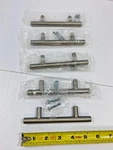 Anvil Mark 2491940 Cabinet Pull Bar 3/8 X 3" Satin Nickel (5 Pack) - New. Fixed Price $9.95.