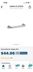 Kohler Occasion 5" Cabinet Pull Model K-27076-BN. Fixed Price $35.00.