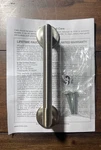 699175-BN 3-3/4'' (c-c) Cabinet Pull Handle Brushed Nickel, New/neverused!. Fixed Price $12.60.
