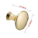 Utopia Alley Charlton Cabinet Ring Pull Knob -polished Gold Metal 1.2". Fixed Price $23.92.