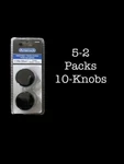 Cabinet Knob (10 Pack) Amerock Black Plastic 1-1/4" Drawer BP802-PBK. Fixed Price $18.99.
