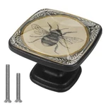 Fangjianbei 4 Pcs Square Cabinet Handle Cupboard Knob Drawer Pulls Bee. Fixed Price $26.71.