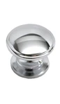 Set Of 10 Amerock Polished Chrome Round Cabinet Knob Pull 1-1/4" BP53012-26. Fixed Price $21.95.