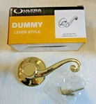 Ultra Hardware Door Knob Lever Style Dummy 44310R1 Polished Brass. Fixed Price $7.00.