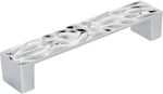 Cabinet Pull Polished Chrome 5-1/16 Inch (128 Mm) Center To Calat. Fixed Price $37.99.