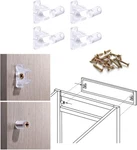 False Front Cabinet Clips, Hosrnovo 4 Pairs With Screws Reinforced Sink Clear. Fixed Price $9.15.