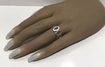 Canada Sterling Silver Modernist Oval Link Band Ring Size 5.75. Fixed Price $44.95.