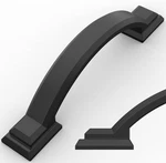 10 Pack Matte Black Cabinet Pulls 3 INCH(76MM) Hole Centers, Handles For Kitchen. Fixed Price $42.25.