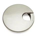 2-1/2 Inch Hole Satin Nickel Two-piece Zinc Desk Grommet With 3 Overall. Fixed Price $29.99.
