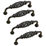 Xdhldulyk 4PCS Birdcage Cabinet Hardware Handle Pull, Cast Iron Antique Door .... Fixed Price $22.99.