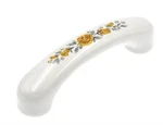 Vintage Lot Of 41 Amerock White & Yellow Floral Ceramic Pull, BP937-CW2. Fixed Price $179.00.