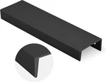 Peaha 25 Pack Matte Black Finger Pulls For Cabinets Edge Drawer Handles. Fixed Price $43.23.