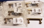6 Martha Living 3" Furniture Cabinet Handle Pull Polished Nickel P37-139C-CZ-CP. Fixed Price $30.00.