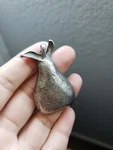 Emenee Pear Knob 2 X 1 Inch Antique Bright Silver. Fixed Price $15.00.