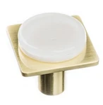 Sietto M-1300 Geometric 1-1/4 Inch Square Cabinet Knob Brass. Fixed Price $25.52.