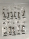Lot Of 11 Atlas Homewares 314-BRN Cabinet Pulls Brushed Nickel Finish. Fixed Price $59.99.