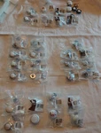 New White "f" Pull Hardware Hickory/belwith Choice: P710-SNW/P776-BQ/MISC Lots. Fixed Price $11.99.