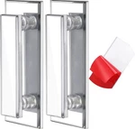 Door Handle Adhesive Self Stick Acrylic Drawer Pulls Mirrored Beveled Knob. Fixed Price $20.00.