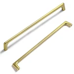 Goo-ki Brushed Gold Cabinet Pulls With 10''(256MM) Hole Centers, Modern Style Zi. Fixed Price $69.35.