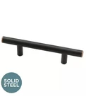 Liberty Solid Bar 3"(76MM)BRONZE With Copper Highlights Drawer PULL(21 Pack). Fixed Price $63.00.
